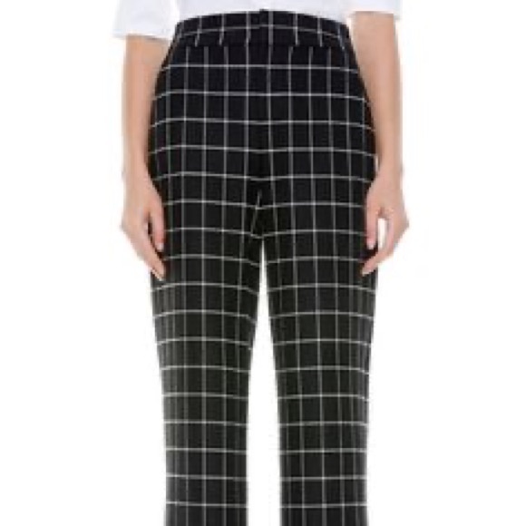 NWT Alice + Olivia Dylan Wide Leg Pant in Navy - Size 2 - Picture 2 of 2